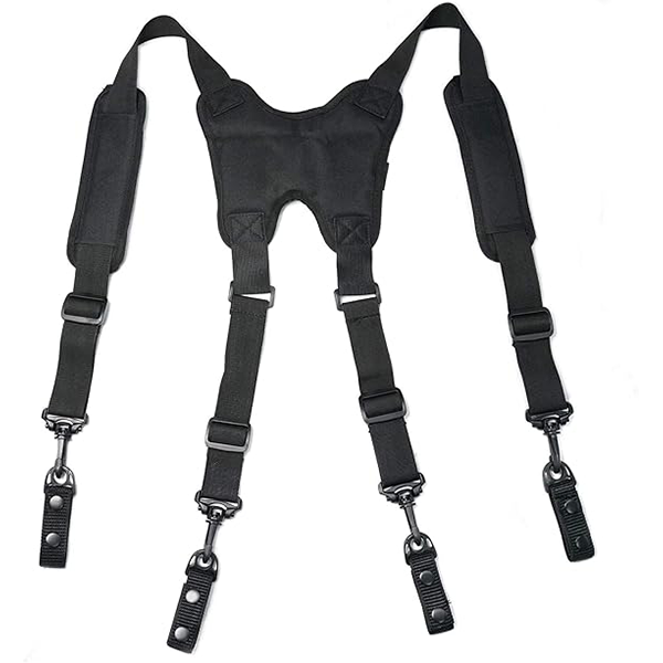【ML911-BLK】Melo Tough Tactical Harness Tactical Suspenders 1.5 inch Police Suspenders for Duty Belt…