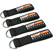 【MBL01】MELOTOUGH Suspenders Loop Attachment Heavy Duty Belt Loops Attachment fits 2.25-2.5 inch Belt Connectors, 4 Pack