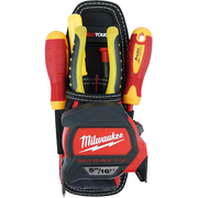 【MP003-RED2】Small Tool Pouch with Belt Clip,Small Tool Holder Pouch, Min Work Organizer Tool Holster and Knife Holder