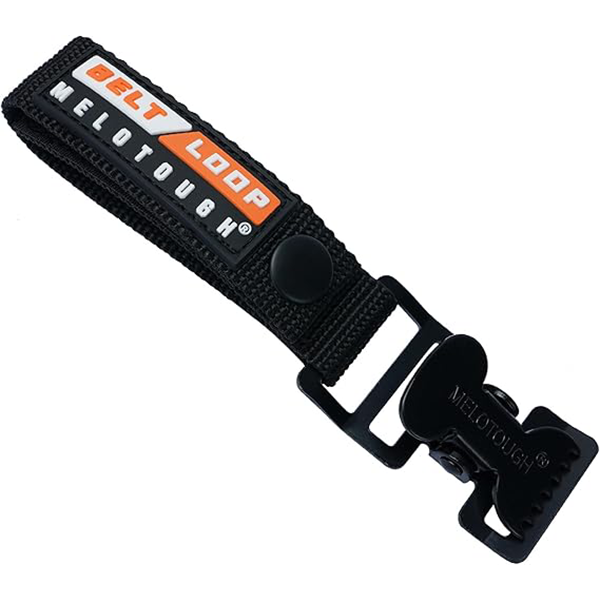 【MGH01-BLK-1】MELOTOUGH Glove Clips for Work Glove Holders Work Glove Holder for Belt Firefighter Glove Strap (Work Glove Holder)