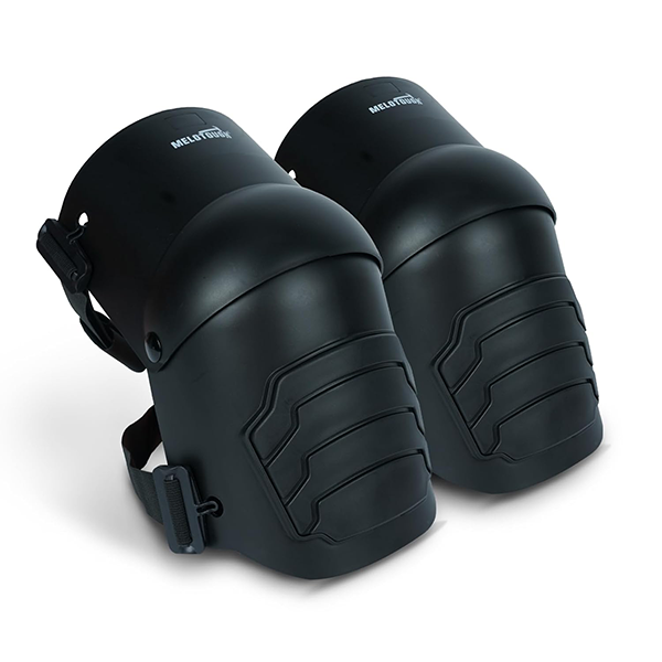 【KP01-BLK】MELOTOUGH Knee Pads for Work,Construction,Flooring,Gardening-Comfortable and Flexible(BLACK)