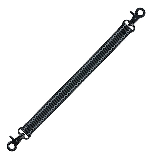 【MTL002-Black 2】MELOTOUGH Electrical Tape Holder Tape Thong with Trigger Snap Hook Electrical Tape Strap for Tool Bag, Tool Backpack, Tool Belt(Black 2pcs)