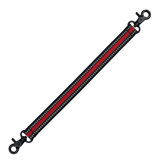 【MTL002-Red 2】MELOTOUGH Tape Thong Electrical Tape Holder with Trigger Snap Hook Electrical Tape Strap for Tool Belt, Tool Bag, Tool Backpack(Red 2pcs)