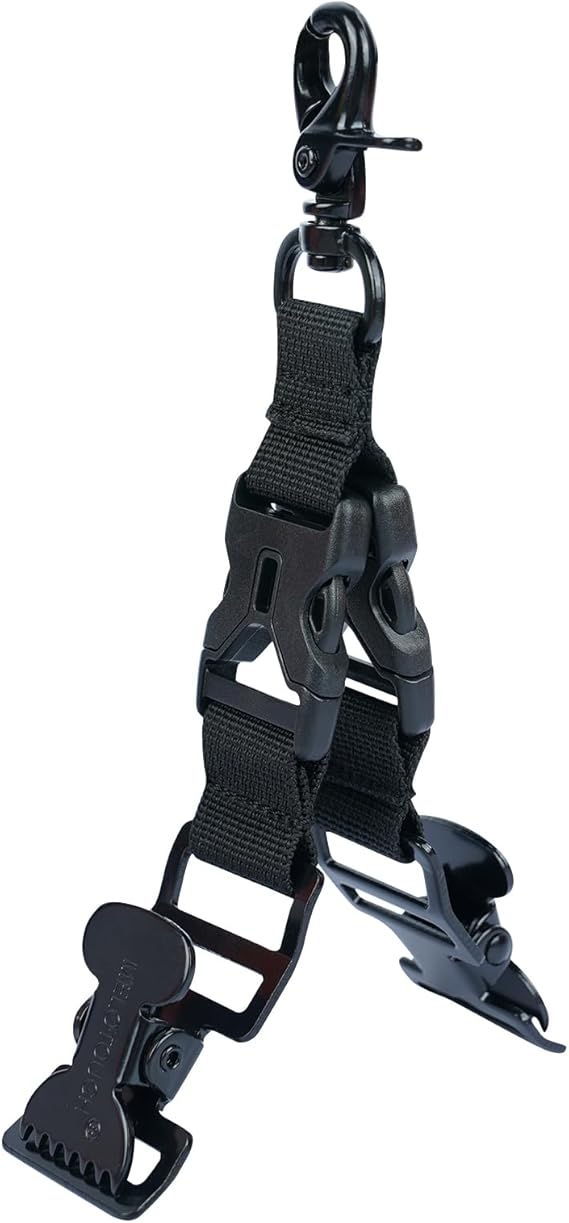【CQ01-Lime】MELOTOUGH Quick Relase Glove Holder Clip for Work Gloves Firefight glove Strap Alligator Clip Glove Holder