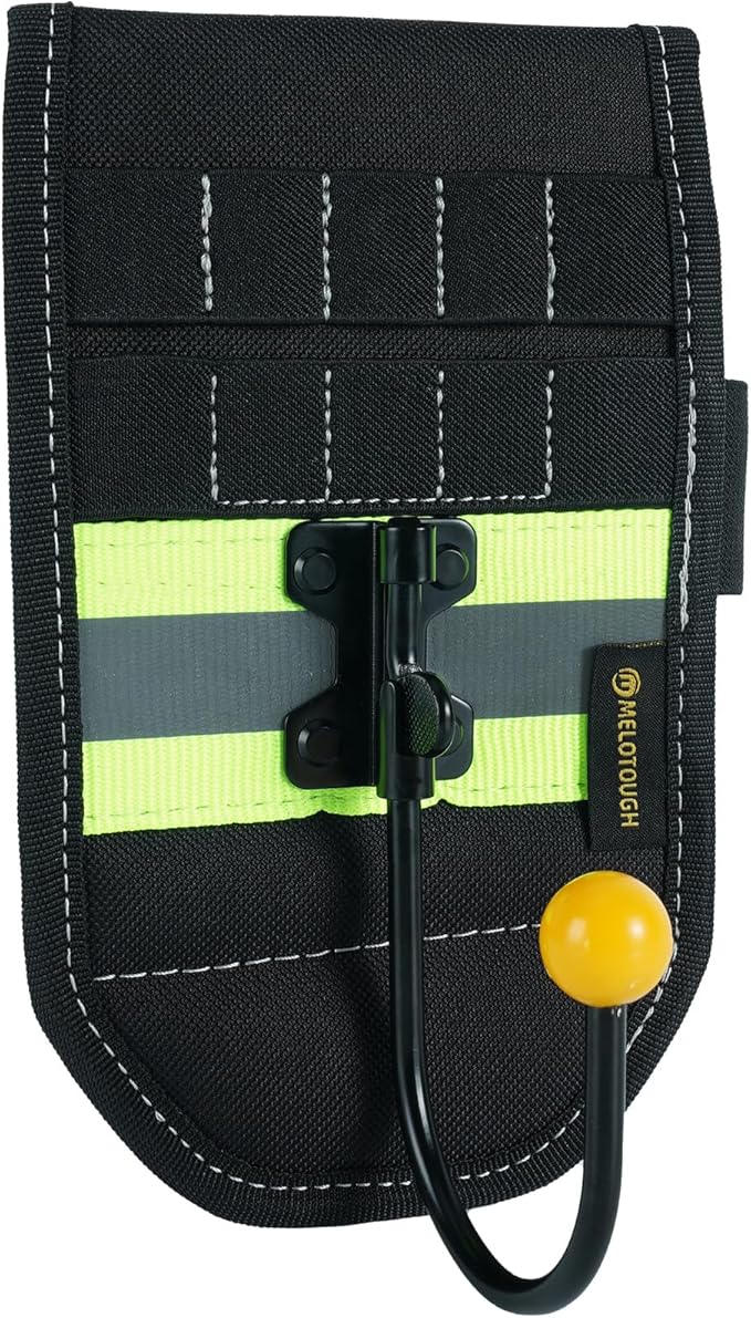 【HH003】MELOTOUGH Cordless Drill Holder Hook Tape Measure Clip Power Tool Holder with Drill Bit Tote Hammer Belt Holder