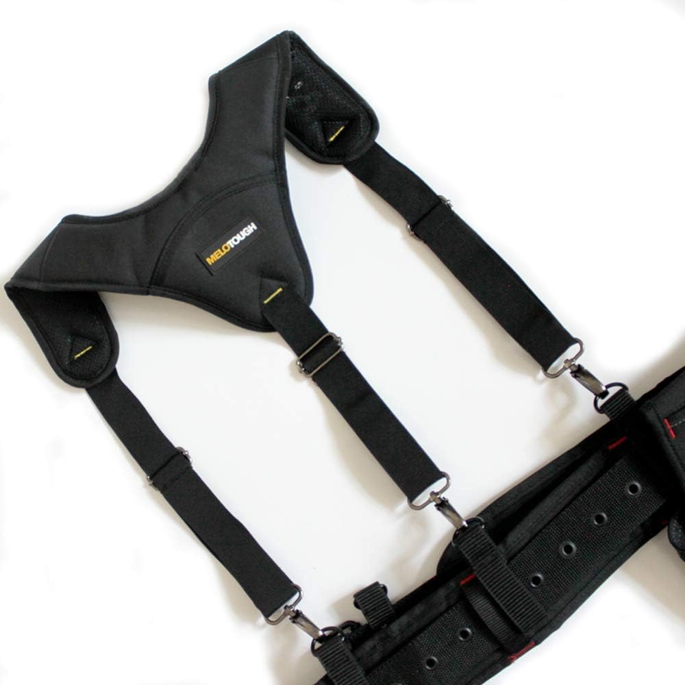 3 Point Padded Suspenders: The Ultimate Tool Belt Support System