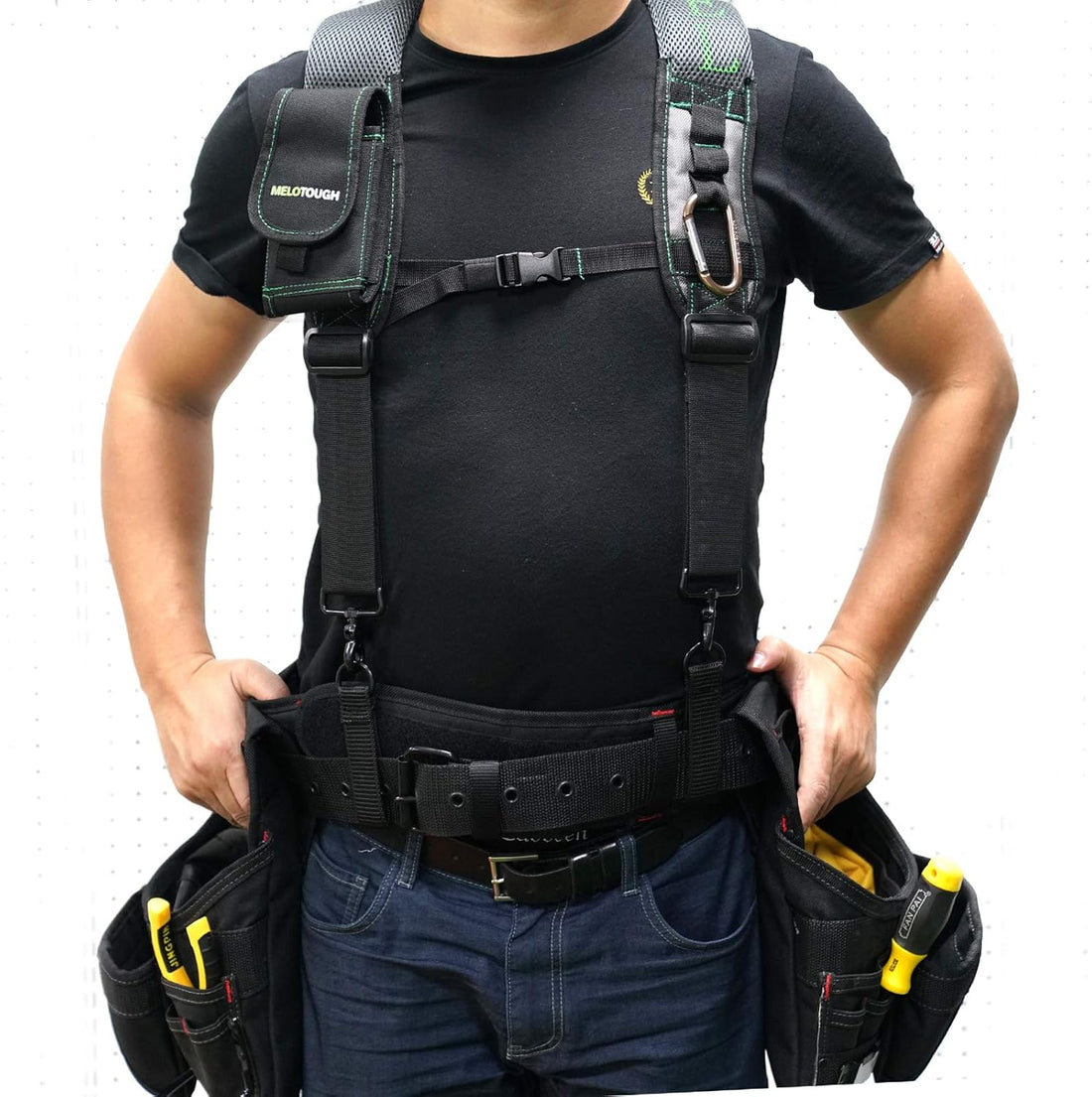 Gel Tool Belt Suspenders: The Ultimate Comfort Solution for Hardworking Tradespeople