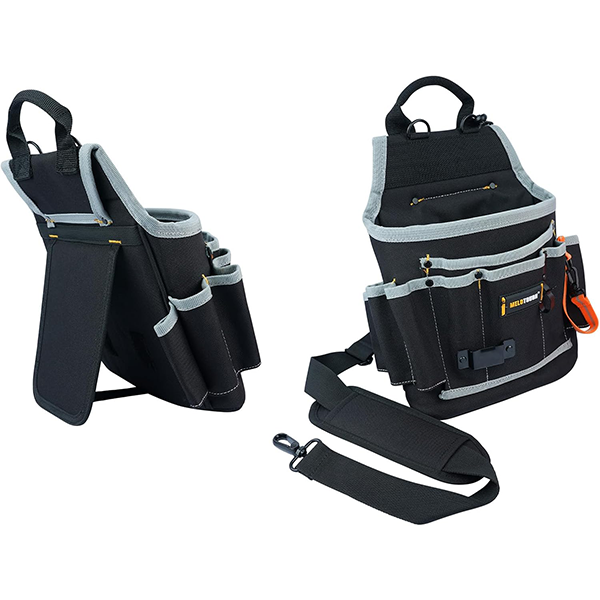 【MP011】MELOTOUGH Electrician Tool Pouch Tool Belt Pouches Multiple Pockets Tool Organizer for Technician, Maintenance, HVAC