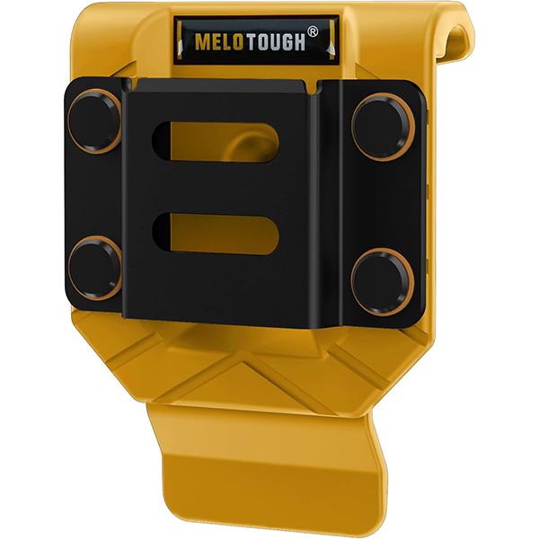【MBD03-Red】MELOTOUGH Drill Belt Clip,Drill Holder for Tool Belt,Measuring Tape Holder for Impact Driver,Tape Measure