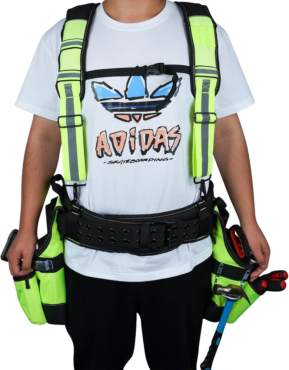 Apron May Rig MELOTOUGH 28-Pocket Pro Framer's rig Combo Apron Tool Belt and Heavy D ...