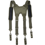 【ML911-Army Green】Melo Tough Tactical Harness Tactical Suspenders 1.5 inch Police Suspenders for Duty Belt