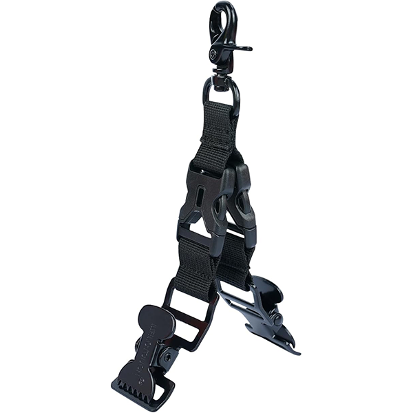 【CQ01-Black】MELOTOUGH Quick Relase Glove Holder Clip for Work Gloves Firefight glove Strap Alligator Clip Glove Holder