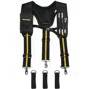【SW101A】MELOTOUGH Tool Belt Suspenders for Work Belt Suspenders Heavy Duty Padded Suspenders for Electrician/Construction/Farmer