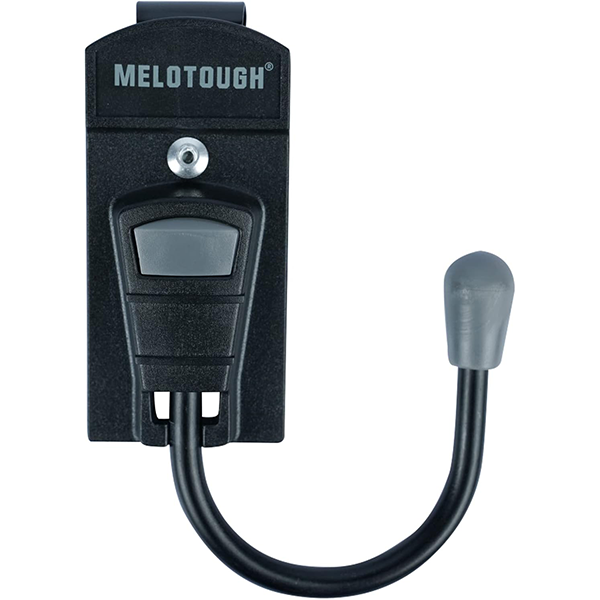 【TH03-Grey-1】MELOTOUGH Tool Belt Hook Tool Holster Cordless Drill Holster Hook with Metal Clip for Work Belt (Grey)