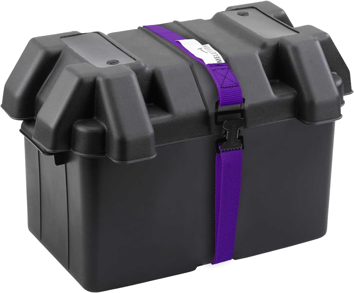 MELOTOUGH 4Pk 1" x 2ft Lashing Strap with Alligator Thumb Buckle Cargo Secure Webbing Up to 450lbs,Ladder Straps,Tie Down Straps,Utility Straps with Clips,Purple