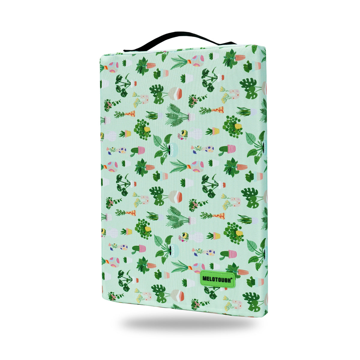 MELOTOUGH 17" Garden Kneeling Pad, Removable Washable Cover with Carry Handle, Thick NBR Foam Knee Cushion