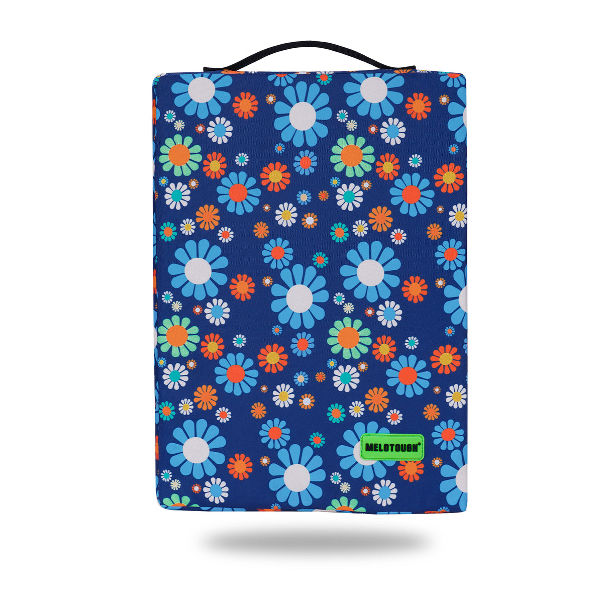MELOTOUGH 17" Garden Kneeling Pad, Removable Washable Cover with Carry Handle, Thick NBR Foam Knee Cushion