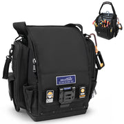 MELOTOUGH Electrician Tool Pouch Bag with Handle Easy Access Small Tool Pouch with Hard Bottom for Carpenter/Technican