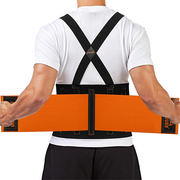 【OSB-S/M】MELOTOUGH Back Brace for Men Work,Back Brace Lower Back Men,Lower Lumbar Support for Heavy LiftingRemoveable Straps for Construction, Warehouse S/M