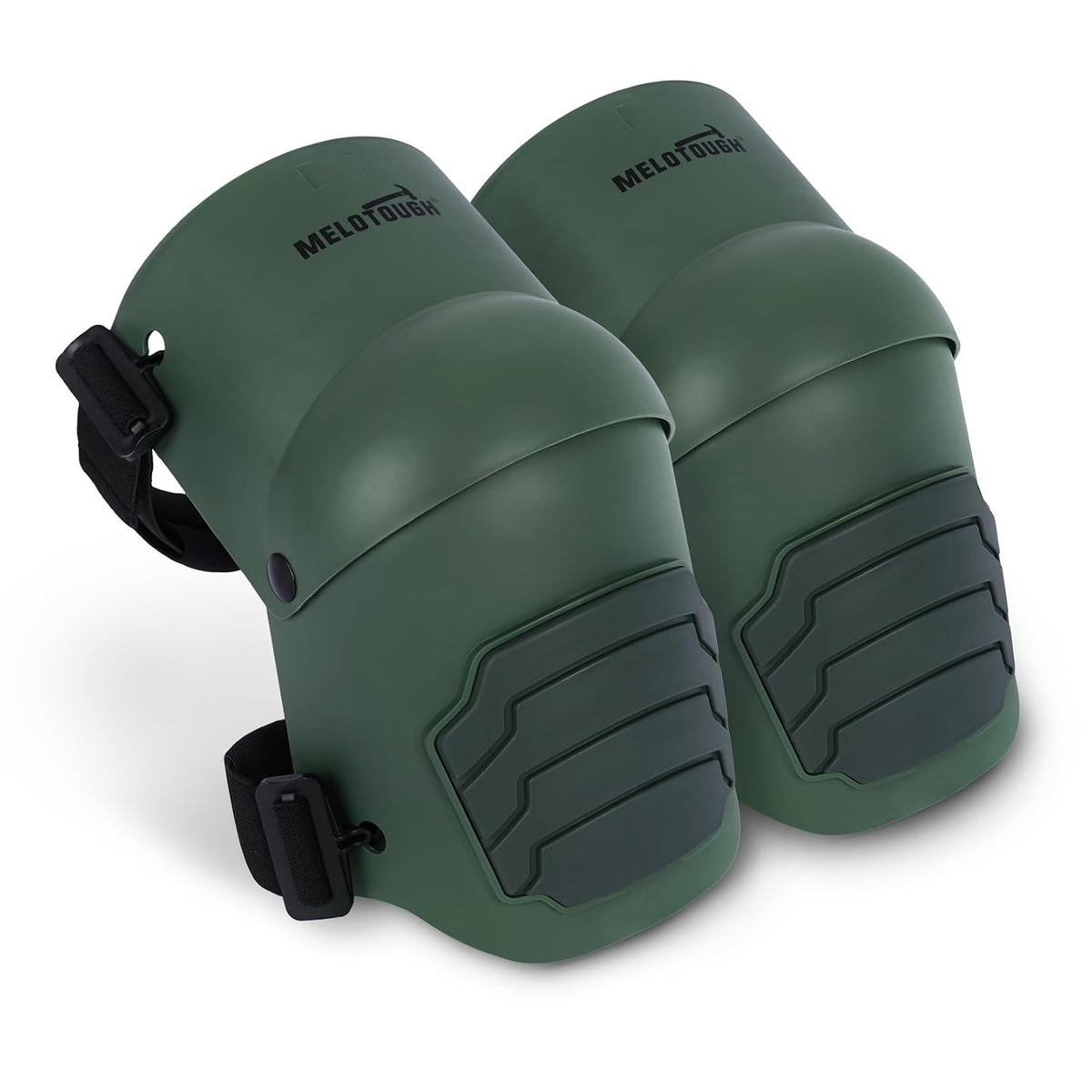 MELOTOUGH Knee Pads for Work,Construction,Flooring,Gardening-Comfortable and Flexible(Army Green)