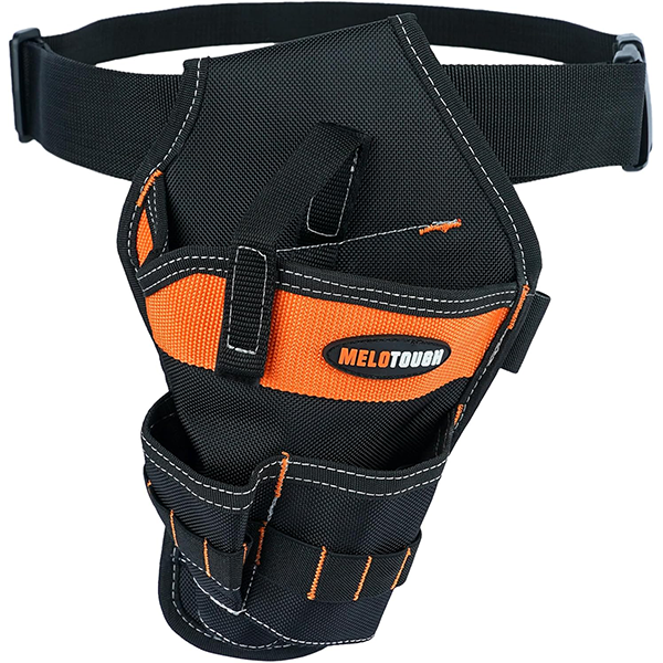 【MDH01-R】MELOTOUGH Left/Right Handed Belt Cordless Drill Holster for Tool Belt Drill Pouch Impact Driver Holster for Drill bits