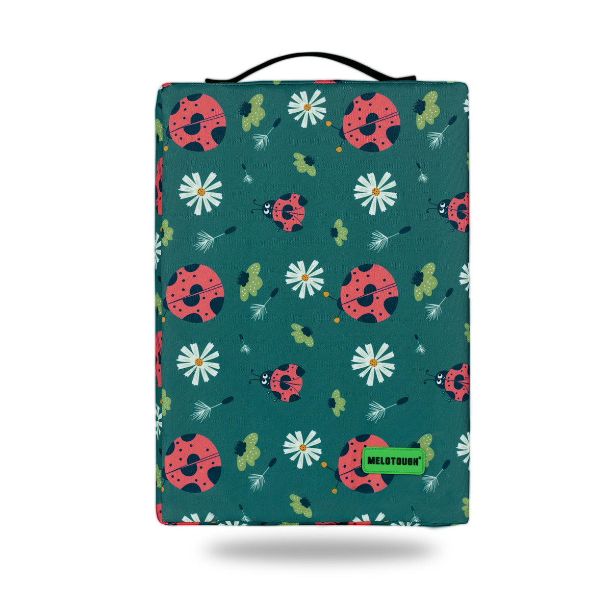 MELOTOUGH 17" Garden Kneeling Pad, Removable Washable Cover with Carry Handle, Thick NBR Foam Knee Cushion
