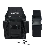 MELOTOUGH 9-Pocket Heavy-Duty Electrician Tool Pouch with Belt Clip (Black)