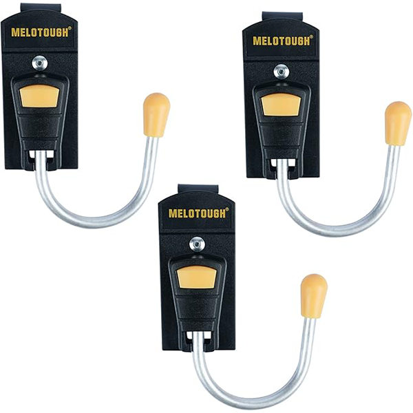 【TH02-Yellow-3】MELOTOUGH Tool Belt Hook Tool Holster Cordless Drill Holster with Metal Clip