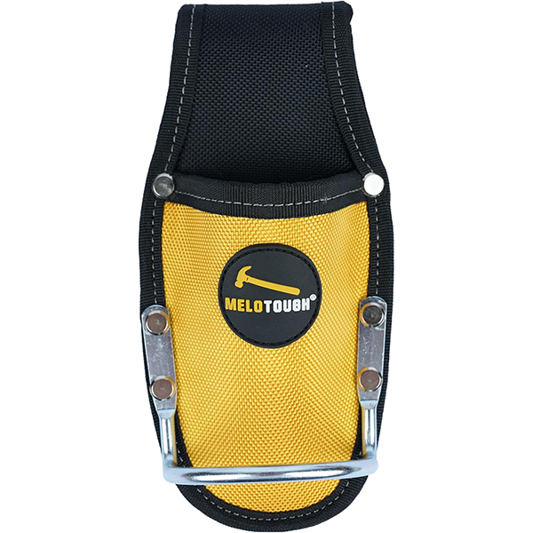 【MP004-Yellow】MELOTOUGH Plier Holster Tool Holder and Heavy Duty Steel Loop Hammer Holder for Tool Belt Work Organizer Pocket Durable and Compact Tool Holder for Construction,Electrician