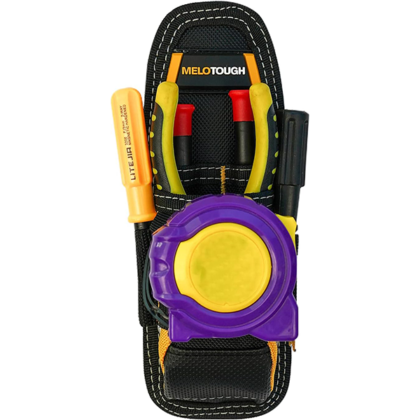 【MP003-Yellow 1】Small Tool Holder, Min Work Organizer Tool Pouch and Knife Holder with Snap Clip