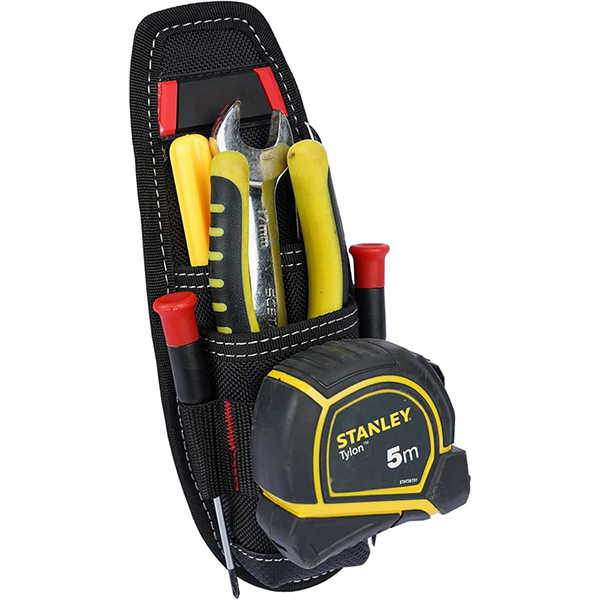 【MP003-Red 22】Small Tool Holder, Min Work Organizer Tool Pouch and Knife Holder with Snap Clip