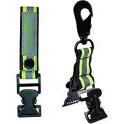 【MGH06-Lime】MELOTOUGH Firefighter Glove Strap | Work Glove Holder Clip with Glove Leash Swivel Snap Hook,Alligator Clip