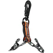 【GH06-Orange】MELOTOUGH Firefighter Glove Clips Strap | Glove Holder with Glove Leash Swivel Snap Hook