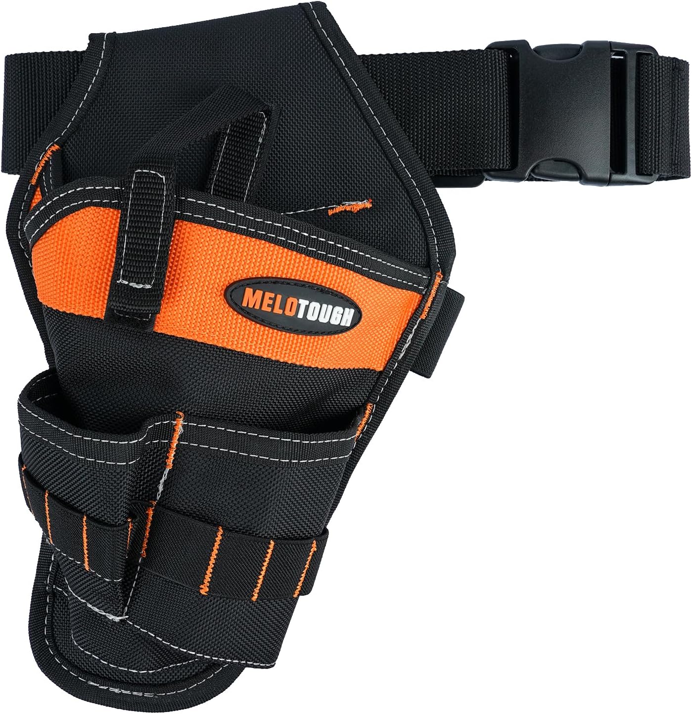 【MDH01-R】MELOTOUGH Left/Right Handed Belt Cordless Drill Holster for Tool Belt Drill Pouch Impact Driver Holster for Drill bits