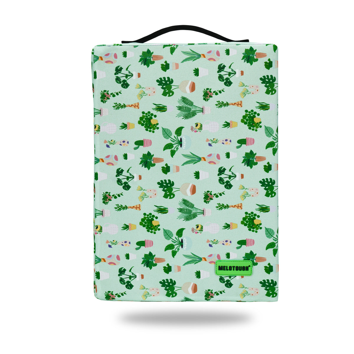 MELOTOUGH 17" Garden Kneeling Pad, Removable Washable Cover with Carry Handle, Thick NBR Foam Knee Cushion