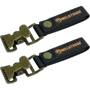 【MGH03-Black 2】MELOTOUGH Glove Clip Tactical Glove Clips Work Glove Holders Strap with Alligator Clip for Tool Belt,Tool Bag,Tool Backpack