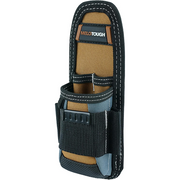 【MP003-Brown】MELOTOUGH Small Tool Pouch Electrican Clip on Tool Pouch,Tool Belt Pouch with Belt Holster Mini Electrican Tool Holder with Sanp Clip