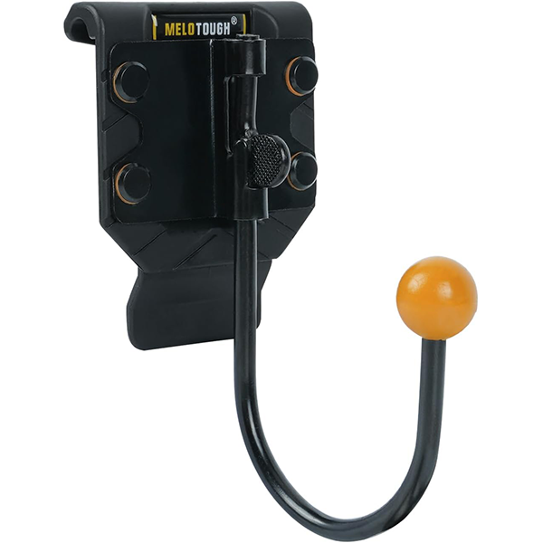 【MBD02-Black】MELOTOUGH Tool Belt Hook,Tool Holster,Drill Belt Holder,Cordless Drill Holster Single