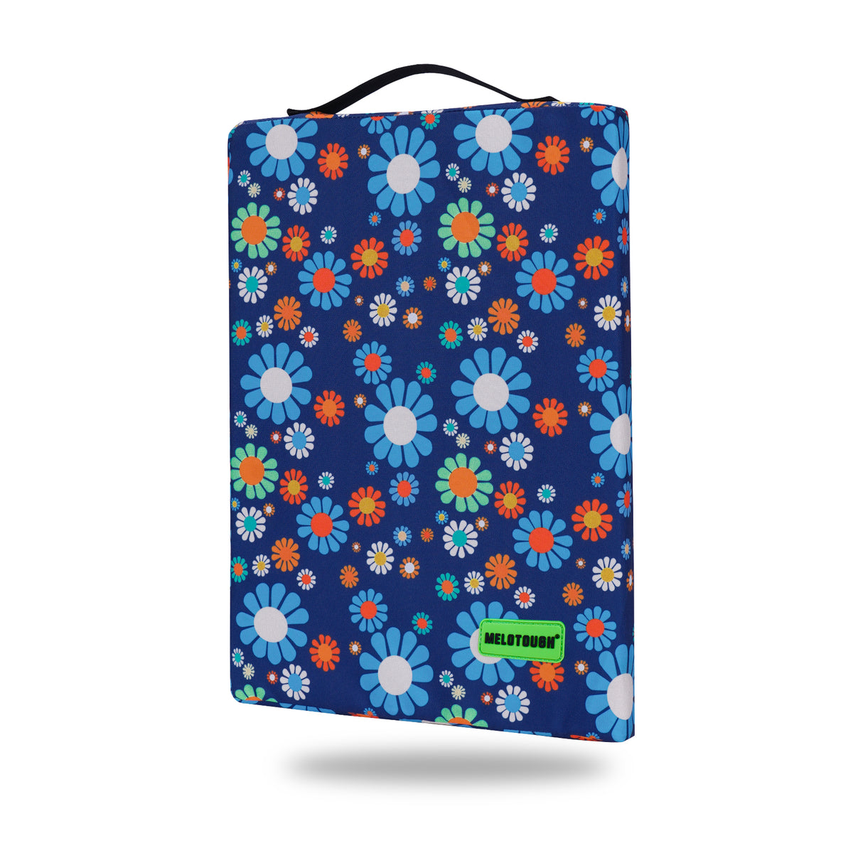 MELOTOUGH 17" Garden Kneeling Pad, Removable Washable Cover with Carry Handle, Thick NBR Foam Knee Cushion