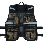 【TV-Camo】MELOTOUGH Tool Vest for Men Reflective Safety Tool Vest with Adjustable Straps,Removable Phone Holder for Electrical,Carpenters,Construction(Camo)