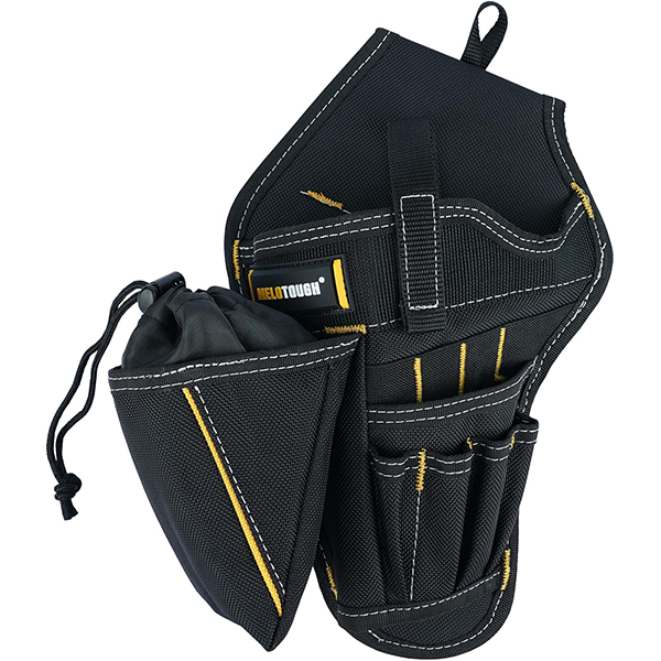 【MDH03-L】MELOTOUGH Drill Holster Impact Driver Holster with Bit Pouch Heavy Duty Impact Holster for Tool Belt