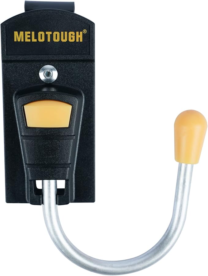 【TH02-Yellow-3】MELOTOUGH Tool Belt Hook Tool Holster Cordless Drill Holster with Metal Clip