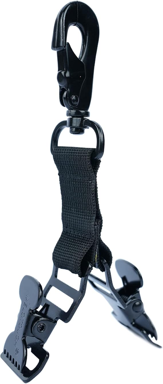 【GH06-Lime】MELOTOUGH Firefighter Glove Clips Strap | Glove Holder with Glove Leash Swivel Snap Hook