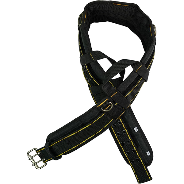 【WB003】MELOTOUGH Padded Tool Belt with handle strap Construction Work Belt with 4 ring to hook with Tool Belt Suspenders(work suspenders not included) 5 inch Padded Tool Belt