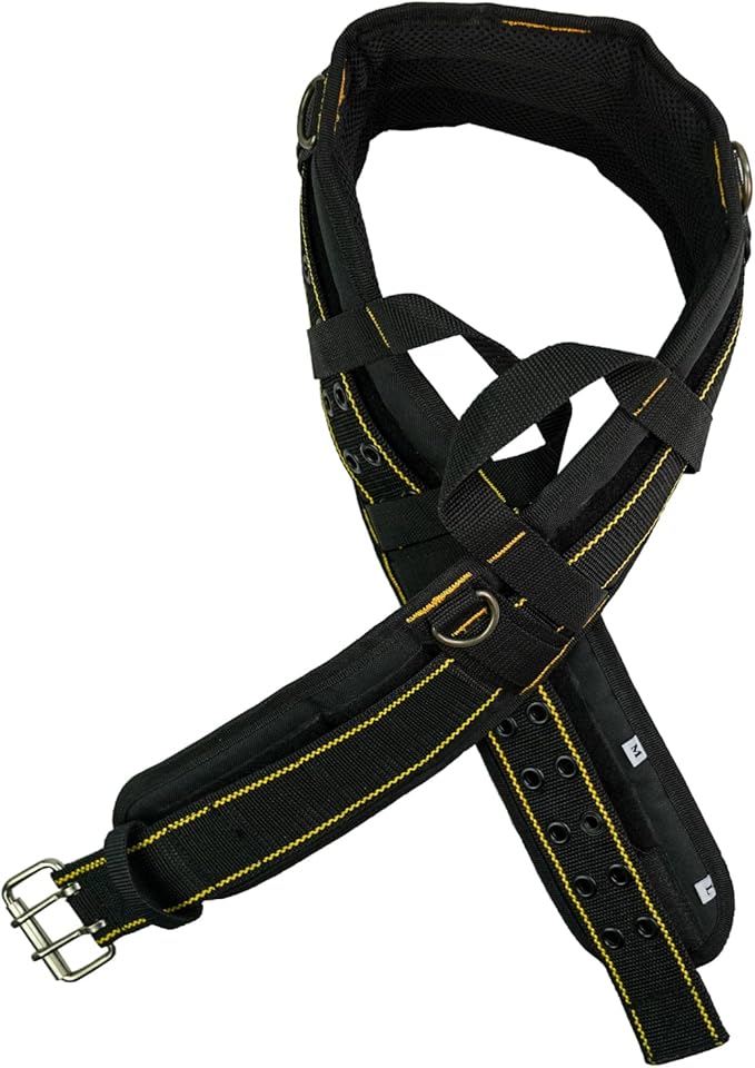 【WB004】MELOTOUGH Padded Tool Belt with handle strap Construction Work Belt with D ring to hook with Tool Belt Suspenders(Tool Belt Suspenders not Included