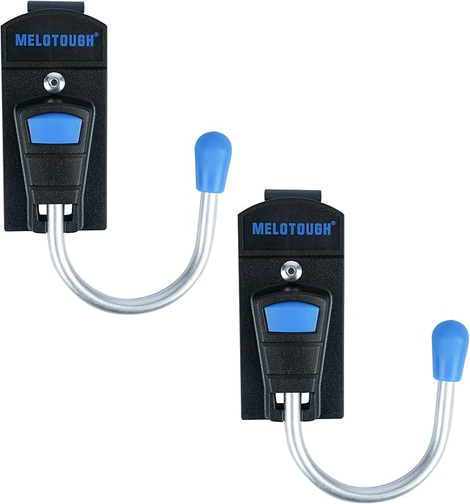 【TH02-Blue-1】MELOTOUGH Tool Holster Cordless Drill Holster Tool Belt Hook with Metal Clip for Work Belt（Blue）