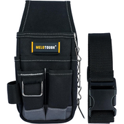 【MAP004-Grey】MELOTOUGH Pocket Tool Pouch Tool Belt Pouches with Belt Clip Utility Mini Tool Organizer Pouch for Electrician,Carpenter,Construction,Technician