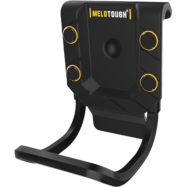 【MBH01-BLACK】MELOTOUGH Hammer Holder for Belt, Hammer Loop, Hammer Holster, Hammer Belt Holder (Black)