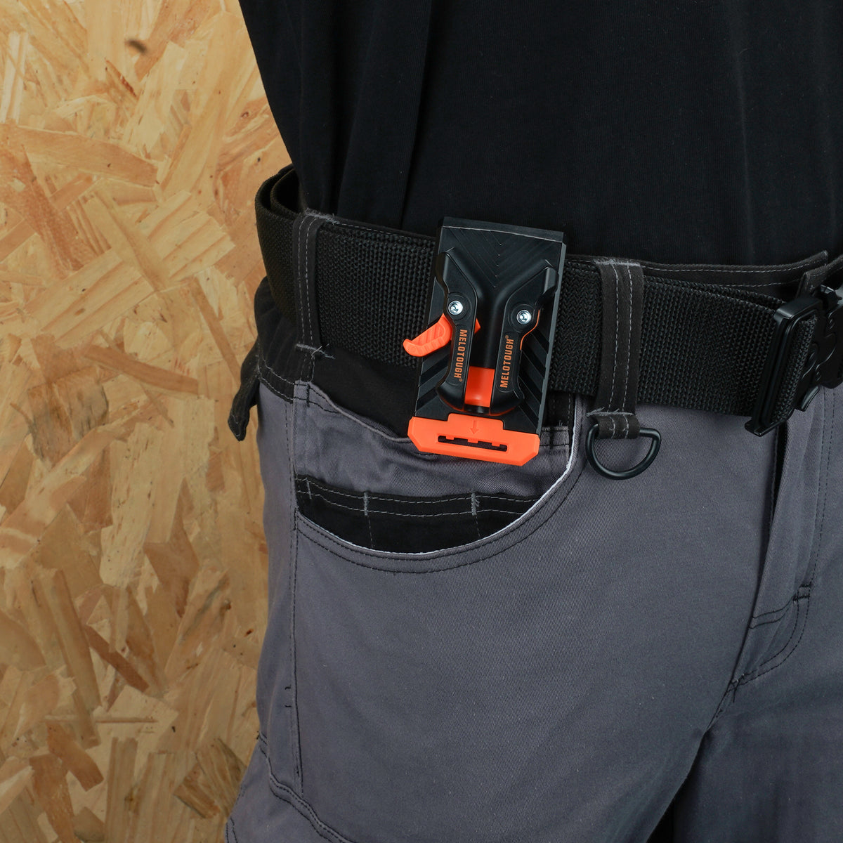 MELOTOUGH 3 Pack Quick Release Belt Clip for Tool Pouch & Drill Holster, Clip On Tool Bag Fits Up To 3 Inch Belt