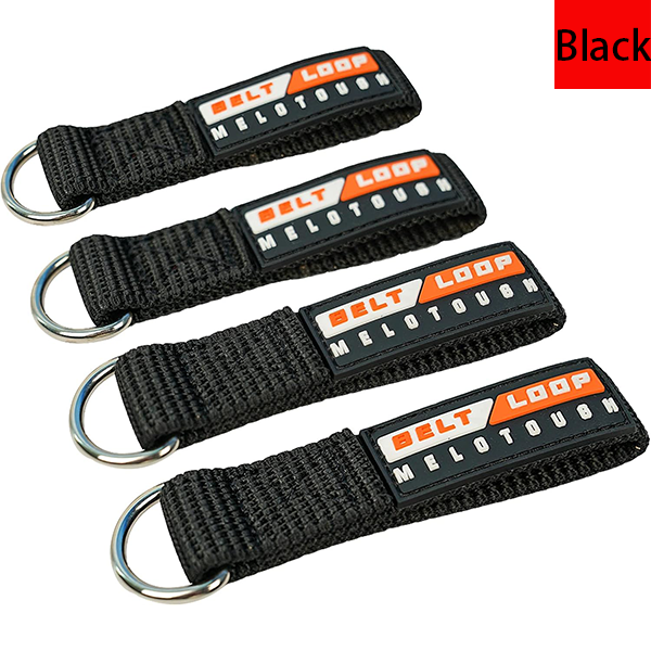 MELOTOUGH Suspenders Loop Attachment Heavy Duty Belt Loops Attachment fits 2.25-2.5 inch Belt Connectors, 4 Pack